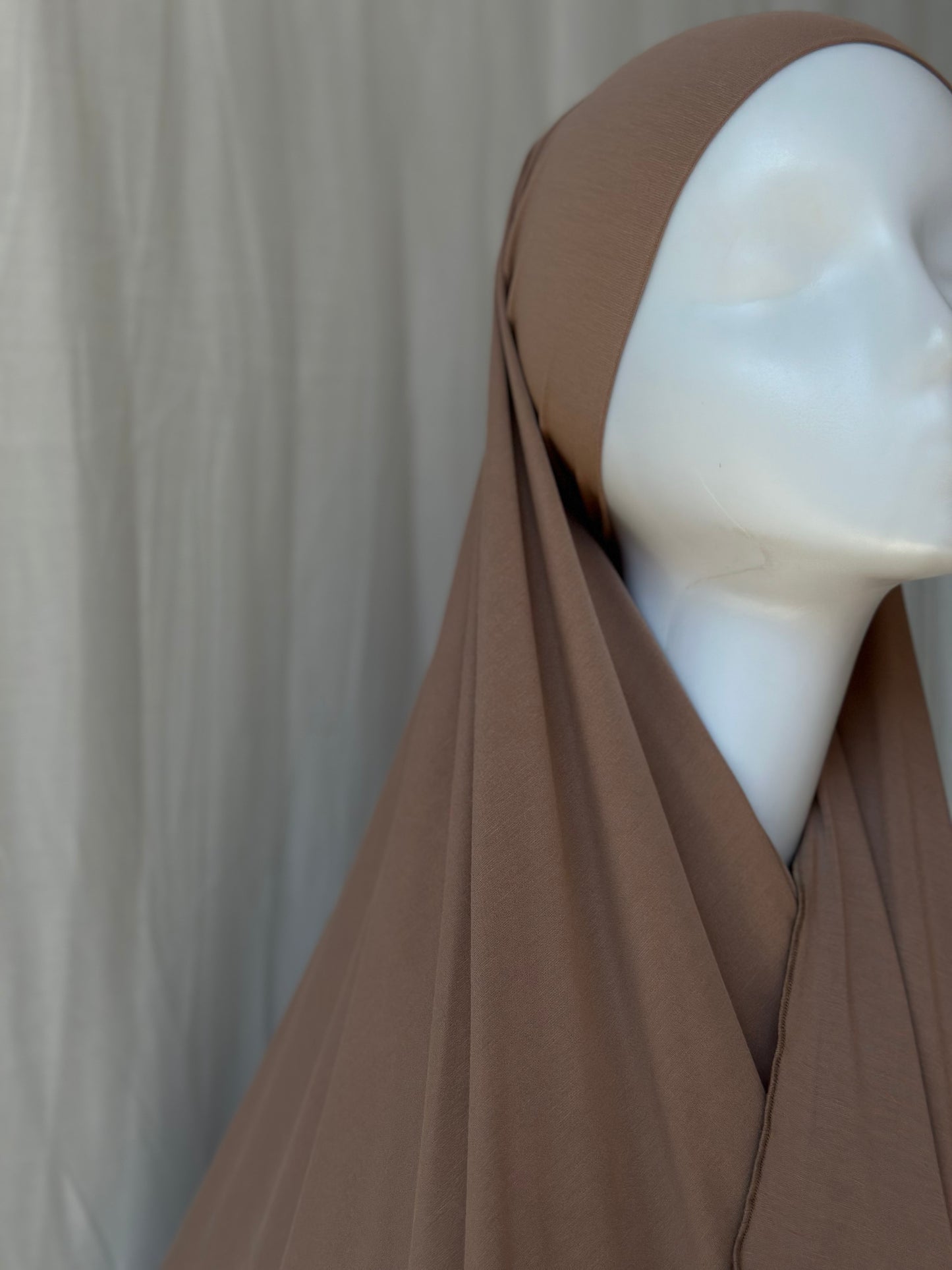 Instant Jersey Hijab taupe