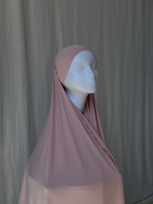 Instant Jersey Hijab babyrosa