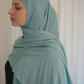 NEU Jersey Hijab türkis blau