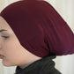 Jersey Hijab bordeaux