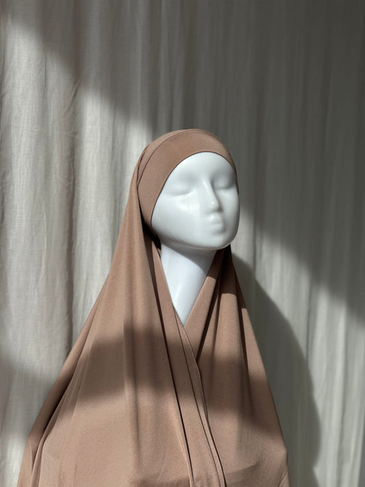 Instant Jersey Hijab sandbeige