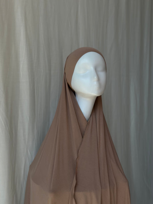 Instant Jersey Hijab taupe