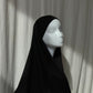 Instant Jersey Hijab schwarz