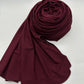 Jersey Hijab bordeaux