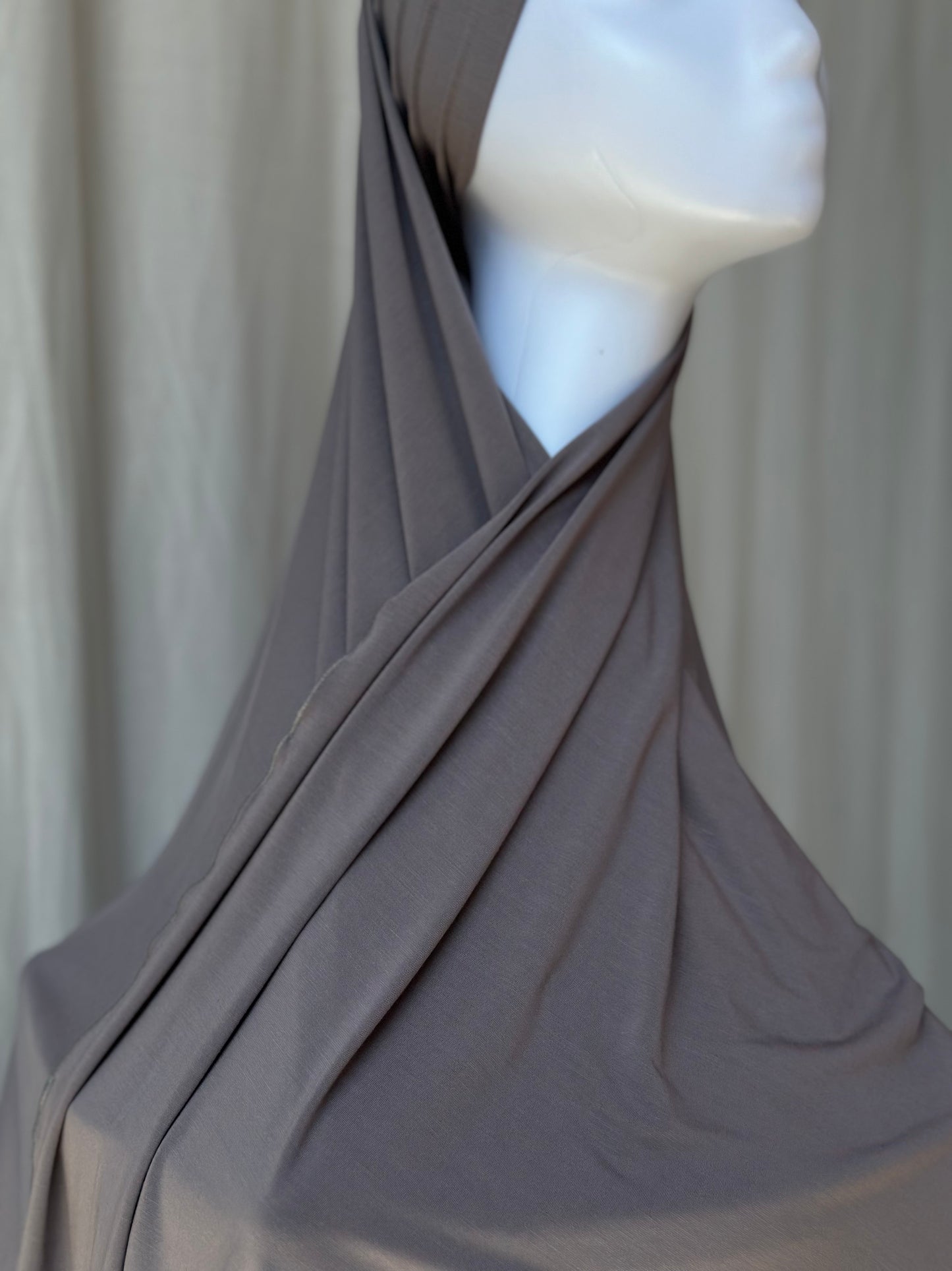 Instant Jersey Hijab grau