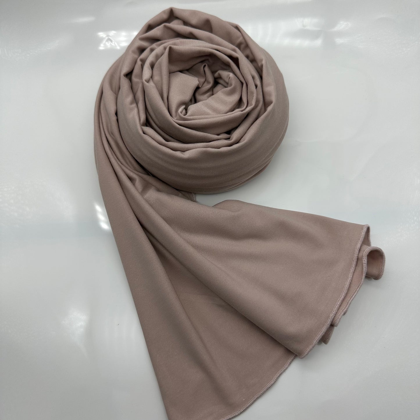 Jersey Hijab hellbeige