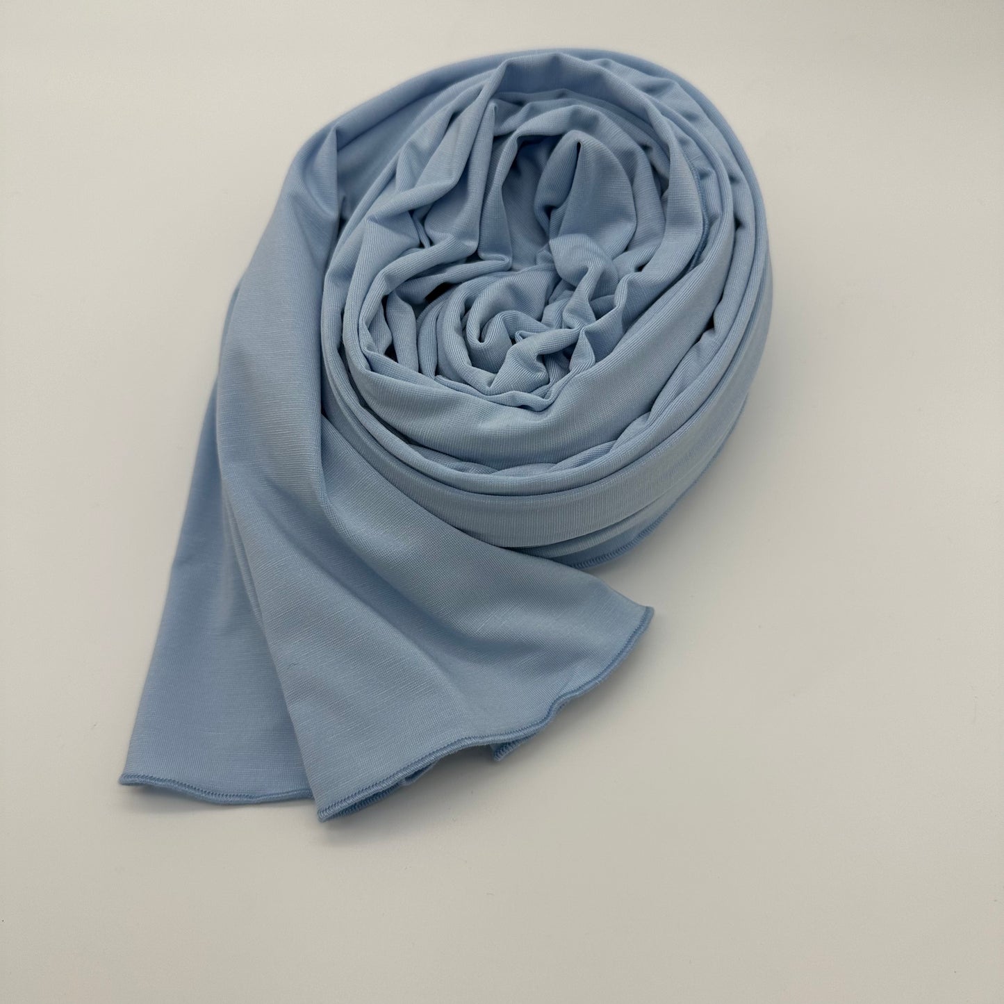 Jersey Hijab himmelblau